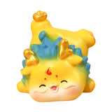 Maxbell Chinese New Year Dragon Figurine Mini Cute for Desktop Bookshelf Living Room Style A