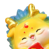 Maxbell Chinese New Year Dragon Figurine Mini Cute for Desktop Bookshelf Living Room Style D