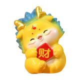 Maxbell Chinese New Year Dragon Figurine Mini Cute for Desktop Bookshelf Living Room Style D