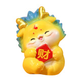 Maxbell Chinese New Year Dragon Figurine Mini Cute for Desktop Bookshelf Living Room Style D