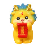 Maxbell Chinese New Year Dragon Figurine Mini Cute for Desktop Bookshelf Living Room Style E