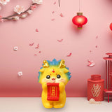 Maxbell Chinese New Year Dragon Figurine Mini Cute for Desktop Bookshelf Living Room Style E