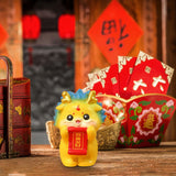 Maxbell Chinese New Year Dragon Figurine Mini Cute for Desktop Bookshelf Living Room Style E