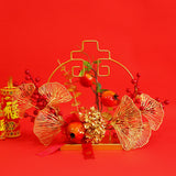 Maxbell Chinese New Year Decorations for Family Friends Gift Artificial Bonsai Plant Without Wealth God