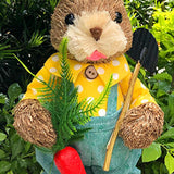 Maxbell Easter Bunny Figurine Easter Decor Garden Statue for Balcony Office Tabletop Style B