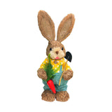 Maxbell Easter Bunny Figurine Easter Decor Garden Statue for Balcony Office Tabletop Style B