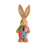 Maxbell Easter Bunny Figurine Easter Decor Garden Statue for Balcony Office Tabletop Style C