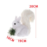 Maxbell Easter Squirrel Statue TV Cabinet Christmas Animal Sculptures Squirrel Model
