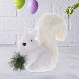 Maxbell Easter Squirrel Statue TV Cabinet Christmas Animal Sculptures Squirrel Model