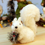 Maxbell Easter Squirrel Statue TV Cabinet Christmas Animal Sculptures Squirrel Model