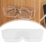 Maxbell Eyeglasses Holder Wall Mount Durable Stylish for Tabletop Showcase Apartment Clear