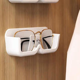 Maxbell Eyeglasses Holder Wall Mount Durable Stylish for Tabletop Showcase Apartment White