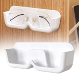 Maxbell Eyeglasses Holder Wall Mount Durable Stylish for Tabletop Showcase Apartment White