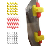 Maxbell 20 Pieces Tile Leveling System Spacers Wall Floor Tile Adjustment Fixed Tool