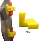 Maxbell 20 Pieces Tile Leveling System Spacers Wall Floor Tile Adjustment Fixed Tool