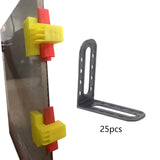 Maxbell 25 Pieces Tile Leveling System Right Angle Tool Portable Tile Leveler Tool