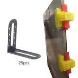 Maxbell 25 Pieces Tile Leveling System Right Angle Tool Portable Tile Leveler Tool