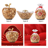 Maxbell Treasure Basin Statue Feng Shui Prosperity Sculpture for Cabinet Office Desk Style A