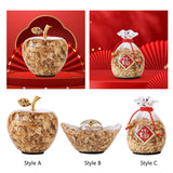 Maxbell Treasure Basin Statue Feng Shui Prosperity Sculpture for Cabinet Office Desk Style A