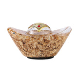 Maxbell Treasure Basin Statue Feng Shui Prosperity Sculpture for Cabinet Office Desk Style B