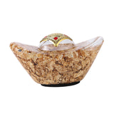Maxbell Treasure Basin Statue Feng Shui Prosperity Sculpture for Cabinet Office Desk Style B