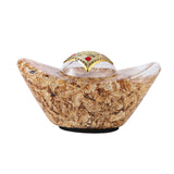 Maxbell Treasure Basin Statue Feng Shui Prosperity Sculpture for Cabinet Office Desk Style B