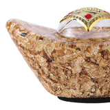 Maxbell Treasure Basin Statue Feng Shui Prosperity Sculpture for Cabinet Office Desk Style B