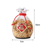 Maxbell Treasure Basin Statue Feng Shui Prosperity Sculpture for Cabinet Office Desk Style C