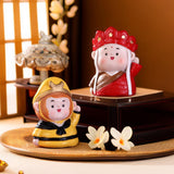 Maxbell Pilgrimage to The West Statue Crafts Resin Statue for Living Room Home