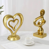 Maxbell Streamers Abstract Art Sculpture Craft Ornament for Fireplace Shelf Bedroom