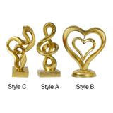 Maxbell Streamers Abstract Art Sculpture Craft Ornament for Fireplace Shelf Bedroom