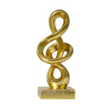 Maxbell Streamers Abstract Art Sculpture Craft Ornament for Fireplace Shelf Bedroom