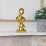 Maxbell Streamers Abstract Art Sculpture Craft Ornament for Fireplace Shelf Bedroom