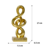 Maxbell Streamers Abstract Art Sculpture Craft Ornament for Fireplace Shelf Bedroom