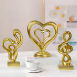 Maxbell Streamers Abstract Art Sculpture Craft Ornament for Fireplace Shelf Bedroom