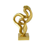 Maxbell Streamers Abstract Art Sculpture Craft Ornament for Fireplace Shelf Bedroom