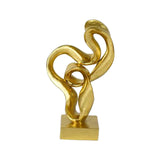 Maxbell Streamers Abstract Art Sculpture Craft Ornament for Fireplace Shelf Bedroom