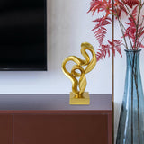 Maxbell Streamers Abstract Art Sculpture Craft Ornament for Fireplace Shelf Bedroom