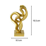 Maxbell Streamers Abstract Art Sculpture Craft Ornament for Fireplace Shelf Bedroom