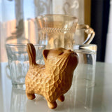 Maxbell Wood Small Cat Statue Cat Decoration Cat Ornament for Desktop Home Bookshelf Style B