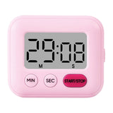 Maxbell Cooking timers for Baking Magnetic Classroom Timer for Sports Office Cooking Pink