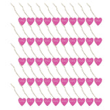 Maxbell Valentine's Day Ornaments Wood Slice Heart Ornaments for Festivals Tree Home Violet