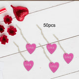 Maxbell Valentine's Day Ornaments Wood Slice Heart Ornaments for Festivals Tree Home Violet