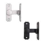 Maxbell Sliding Barn Door Latch Lock Right Angle Door Lock Latch for Bathroom Garden silver