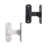 Maxbell Sliding Barn Door Latch Lock Right Angle Door Lock Latch for Bathroom Garden silver