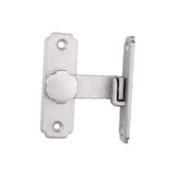 Maxbell Sliding Barn Door Latch Lock Right Angle Door Lock Latch for Bathroom Garden silver