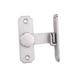 Maxbell Sliding Barn Door Latch Lock Right Angle Door Lock Latch for Bathroom Garden silver