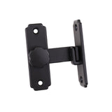 Maxbell Sliding Barn Door Latch Lock Right Angle Door Lock Latch for Bathroom Garden black