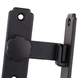 Maxbell Sliding Barn Door Latch Lock Right Angle Door Lock Latch for Bathroom Garden black