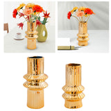 Maxbell Ceramic Flower Vase Simple Flower Arrangement for Entrance Living Room Shelf L